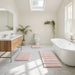 Tufted Pearl Channel - 24" x 58" Rug - Blush - Simple Home Plus