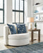 Padova - Ivory - Swivel Accent Chair - Simple Home Plus