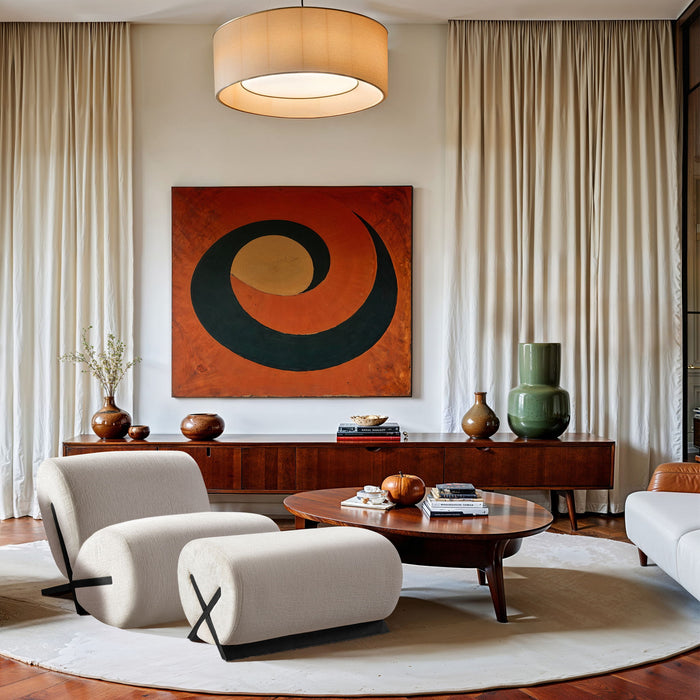 Akira - Upholstered Ottoman - Simple Home Plus