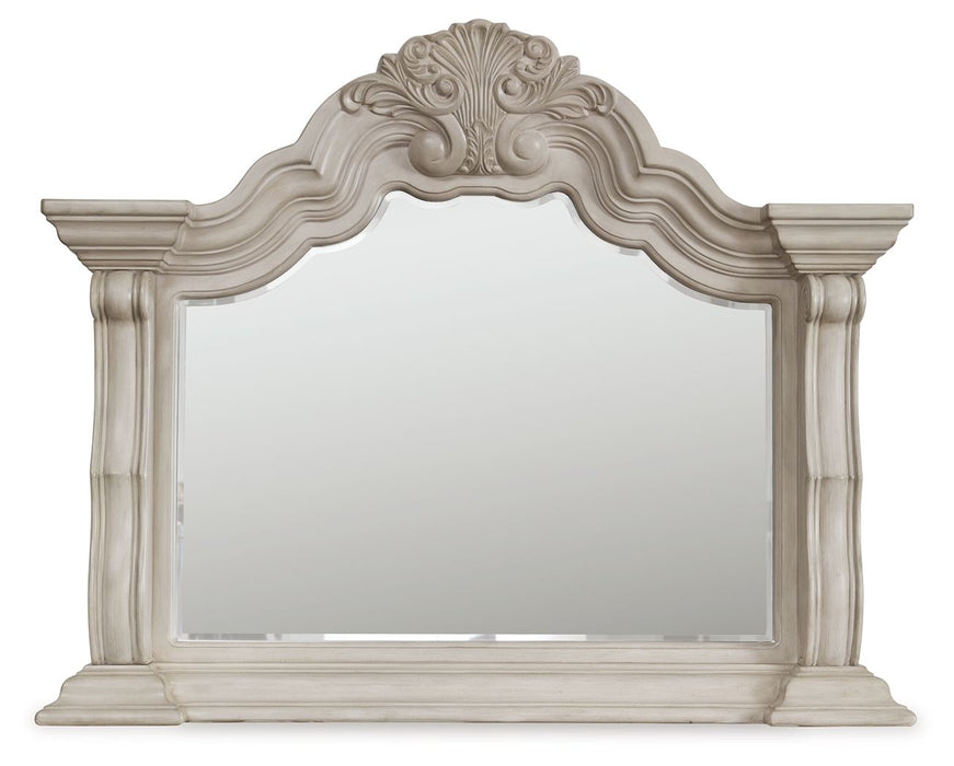 Bruchandi - Bedroom Mirror - Antique White - Simple Home Plus