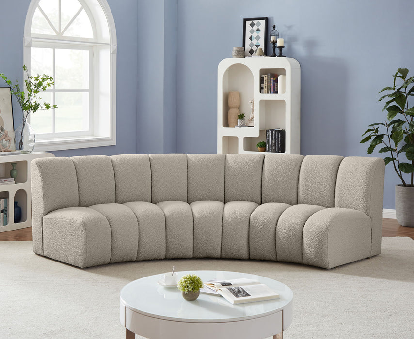 Infinity - 3 Piece Boucle Modular Sectional - Simple Home Plus