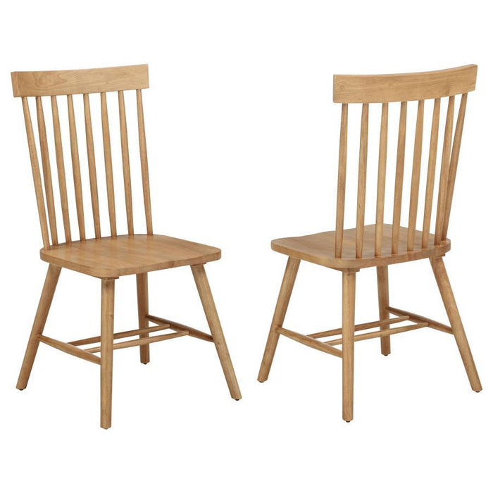 Andrews - Windsor Spindle Back Dining Side Chair (Set of 2) - Simple Home Plus