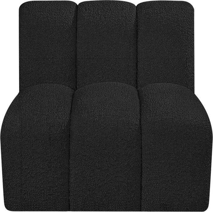 Arc - Boucle Fabric Straight Chair - Simple Home Plus
