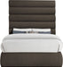 Adam - Boucle Fabric Bed With 70.5" Headboard - Simple Home Plus