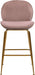 Paris - Stool with Gold Legs (Set of 2) - Simple Home Plus