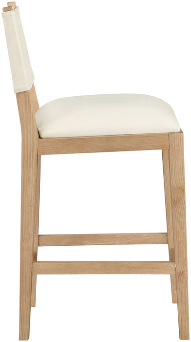 Avon - Linen Textured Performance Fabric Upholstered Counter Stool - Simple Home Plus