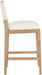 Avon - Linen Textured Performance Fabric Upholstered Counter Stool - Simple Home Plus
