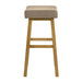 Lenon - Modern Farmhouse Wood Bar Height Kitchen Bar Stool - Simple Home Plus