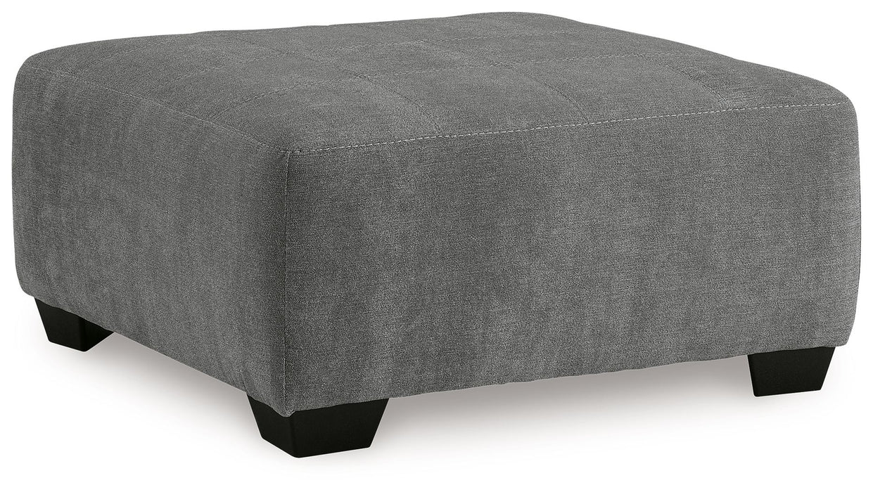 Birkdale Court - Gray - Oversized Accent Ottoman - Simple Home Plus