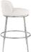 Ferro - Performance Fabric Upholstered Bar Stool - Antique Silver - Simple Home Plus