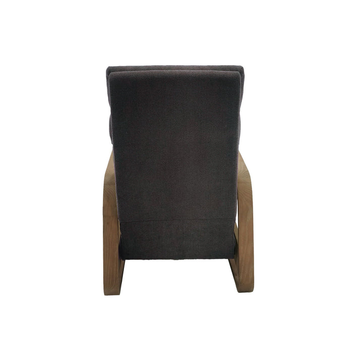 Jordan - Framed Push Back Recliner - Gray