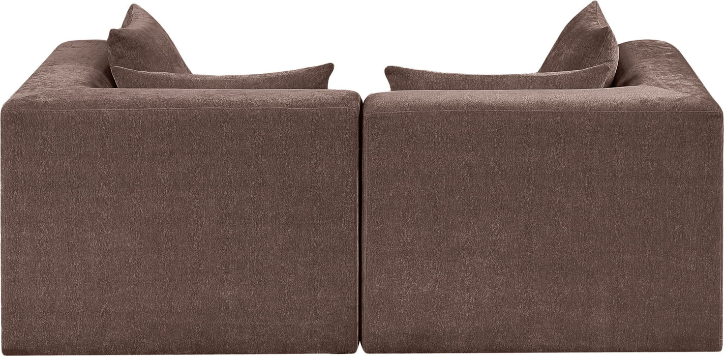 Stellar - 2 Piece 76" Upholstered Modular Loveseat - Simple Home Plus