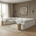 Indulge - Linen 8 Piece Modular Sectional - White - Simple Home Plus