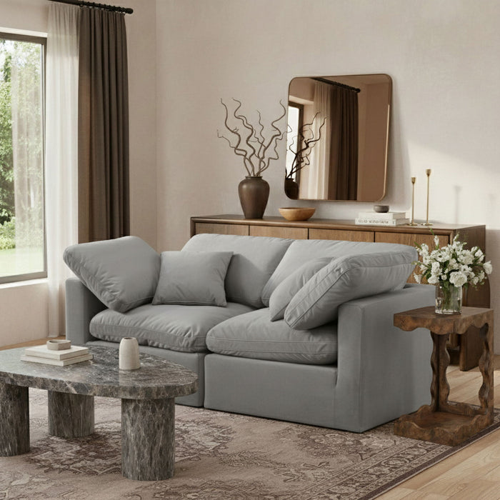 Indulge - Velvet 2 Seat Modular Sofa - Simple Home Plus