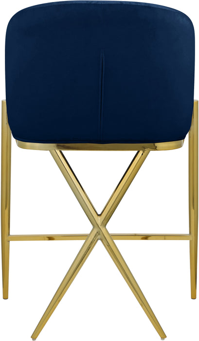Xavier - Counter Stool with Gold Legs - Simple Home Plus