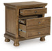 Feddinger - Medium Brown - Two Drawer Night Stand - Simple Home Plus