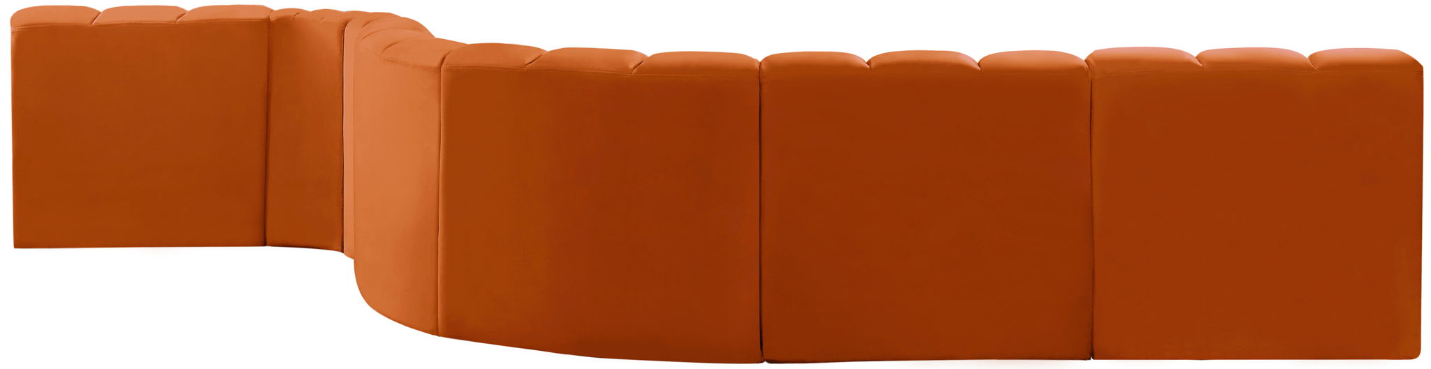 Arc - Velvet 7 Piece Modular Sofa - Simple Home Plus