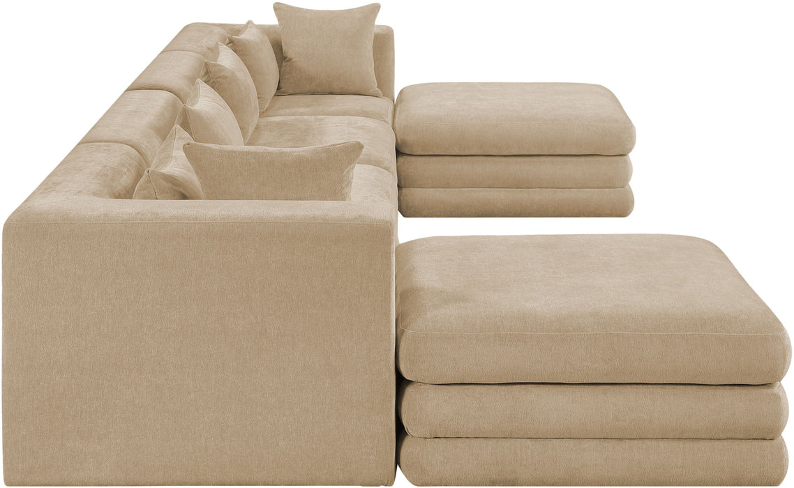 Stellar - 6 Piece Upholstered Modular Sectional - Simple Home Plus