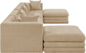 Stellar - 6 Piece Upholstered Modular Sectional - Simple Home Plus