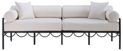 Portofino - Resilient Water Repellent Fabric 85.75" Upholstered Outdoor Patio Sofa - Simple Home Plus