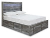 Baystorm - Twin/Full Platform Rails - Gray - Simple Home Plus