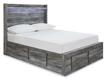 Baystorm - Twin/Full Platform Rails - Gray - Simple Home Plus