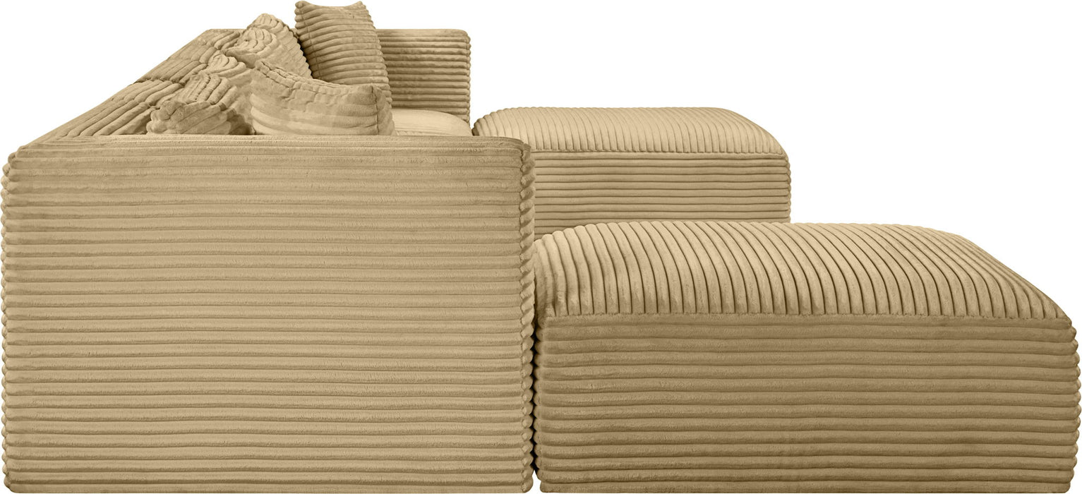 Shaggy - 7 Piece Modular Sectional With 2 Ottomans - Simple Home Plus