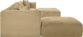 Shaggy - 7 Piece Modular Sectional With 2 Ottomans - Simple Home Plus