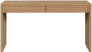 Avro - Solid Wood And Oak Veneer Desk - Simple Home Plus