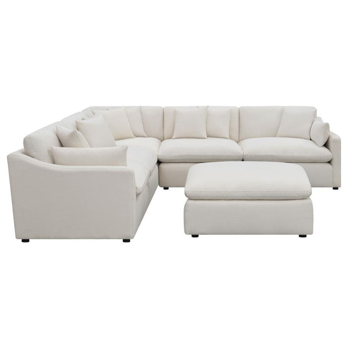 Hobson - Upholstered Modular Sectional Sofa With Ottoman - Simple Home Plus