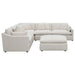 Hobson - Upholstered Modular Sectional Sofa With Ottoman - Simple Home Plus
