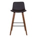 Maddie - 26" Contemporary Barstool - Walnut / Brown - Simple Home Plus
