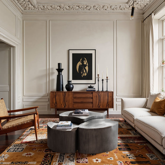 Banyan - Iron Coffee Table - Simple Home Plus