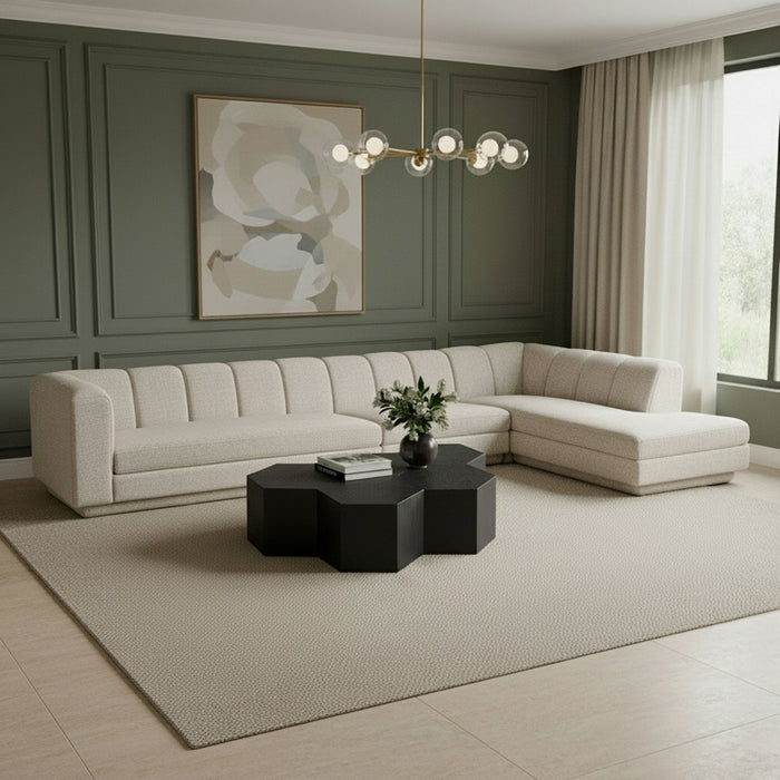 Modari - Sectional - Beige - Simple Home Plus