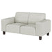 Deerhurst - Upholstered Track Arm Tufted Loveseat - Greige - Simple Home Plus
