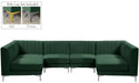 Alina - 6 Piece Modular U-Shaped Sectional - Simple Home Plus