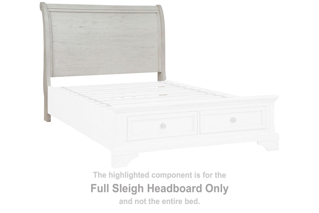 Robbinsdale - Full Sleigh Headboard - Antique White - Simple Home Plus