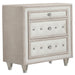 Antonella - Upholstered 3-Drawer Nightstand - Simple Home Plus