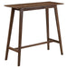 Finnick - Rectangular Pub Height Bar Table - Walnut - Simple Home Plus
