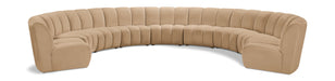 Infinity - 9 Piece Modular Sectional - Camel - Simple Home Plus