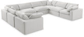 Comfy - 8 Piece Velvet Modular Sectional - Simple Home Plus