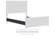 Landocken - Twin/Full Panel Rails - Brown / Blue - Simple Home Plus