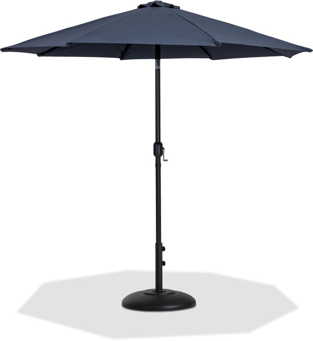 Fiji - Aluminum Patio Umbrella With Round Black Base - Simple Home Plus