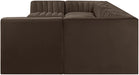 Rummi - Velvet Performance Fabric Upholstered 8 Piece Modular Sectional (With 2 Corner Chairs) - Simple Home Plus