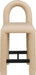 Amari - Vegan Leather and Boucle Fabric Stool - Simple Home Plus