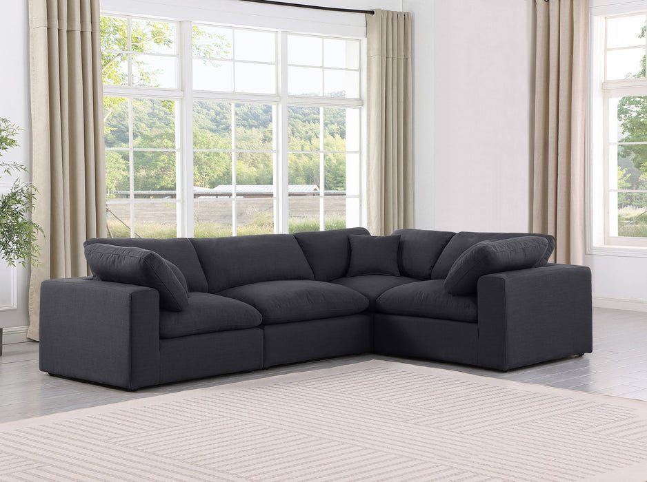 Comfy - 4 Piece Linen Fabric Modular Sectional - Simple Home Plus