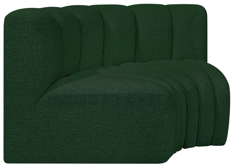 Arc - Boucle Fabric 2 Piece Modular Sofa - Simple Home Plus