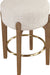 Torino - Backless Counter Stool With Brushed Brown Base (Set of 2) - Simple Home Plus
