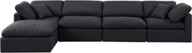 Indulge - Linen 5 Piece Modular Sectional With Chaise - Simple Home Plus