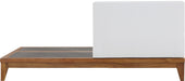 Rio - Chair With Integrated Table - Off White - Simple Home Plus